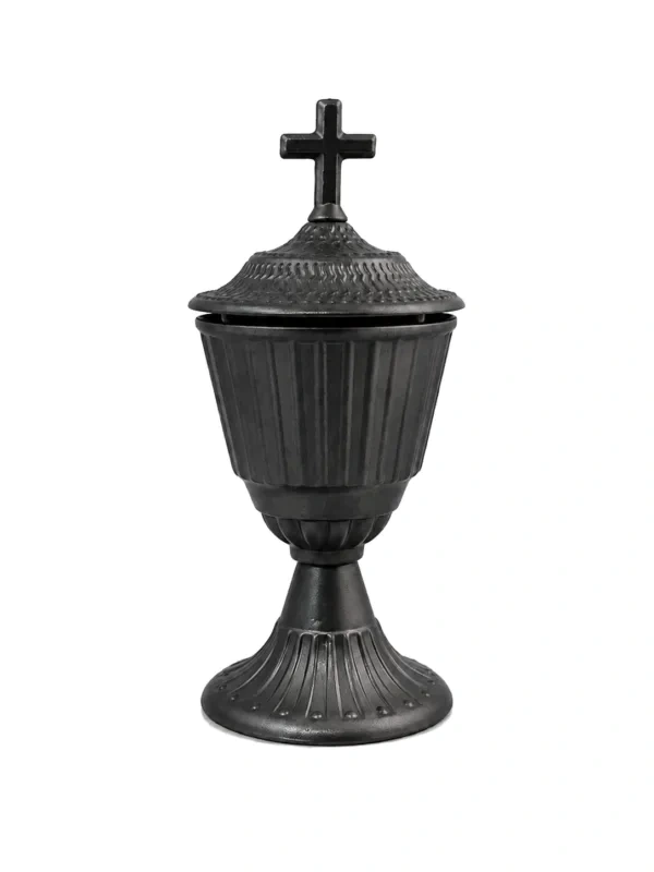 Monument Incense Burner Aluminium Anthracite – 19 x 9 cm