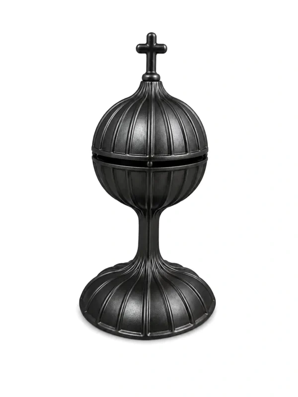 Monument Incense Burner Aluminium Anthracite – 17 x 9 cm