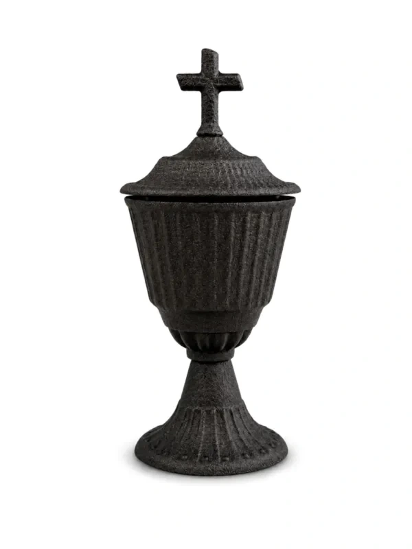 Monument Incense Burner Aluminium Olive Green – 19 x 9 cm