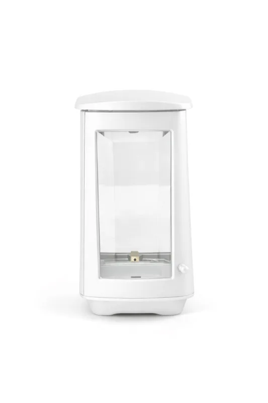 Monument Candle Lamp Aluminium White – 26 x 14 cm | SKU 10-11174