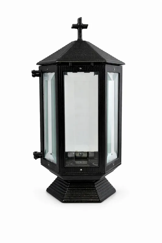 Lampada votiva in alluminio
