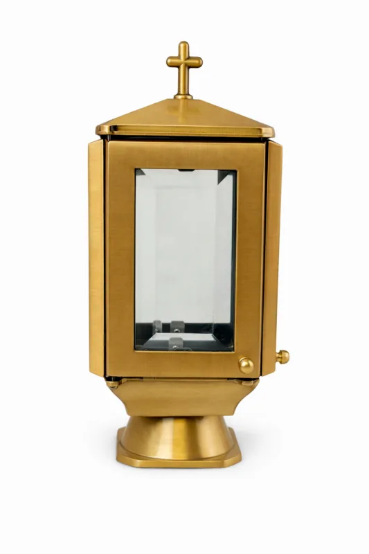 Lampada votiva in ottone