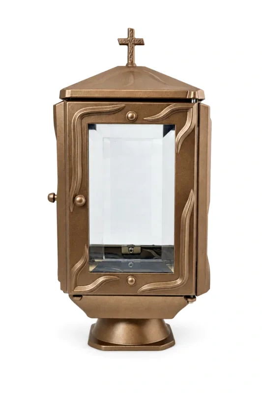 Monument Candle Lamp Aluminium Dark Bronze – 35 x 15.5 cm | SKU 10-21113