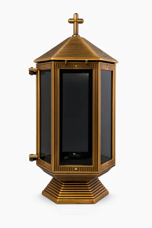 Lampada votiva in ottone