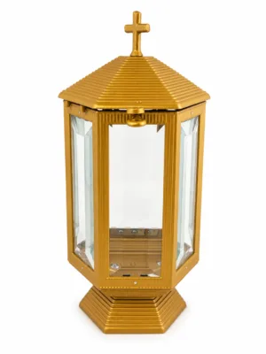 Lampada votiva in alluminio con serratura | 14-12118