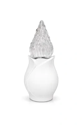 White Electric Candle Lamp | 15-11166