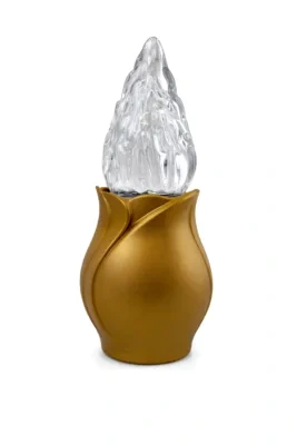 Bronze Light Electric Candle Lamp | 15-12166