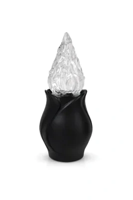 Black Electric Candle Lamp | 15-14166