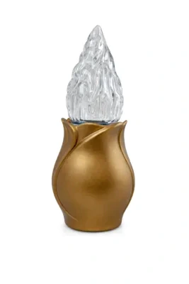 Dark Bronze Electric Candle Lamp | 15-21166