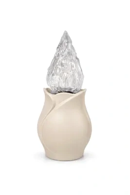 Beige Electric Candle Lamp | 15-22166