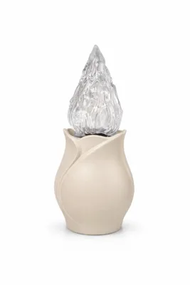 Lampada votiva elettrica beige | 15-22166