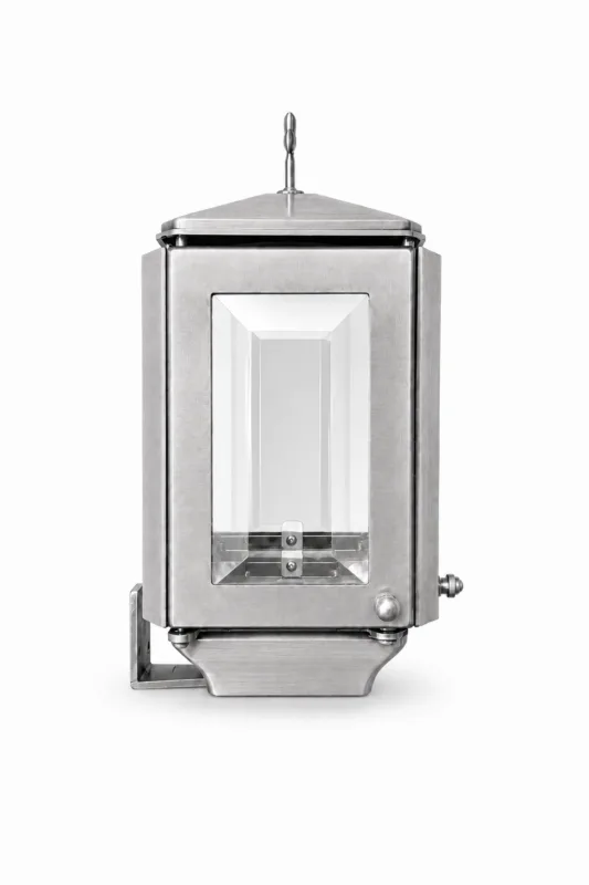 Lampada votiva in ottone a parete