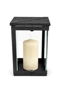 Black Silver Candle Lamp | 16-17178