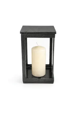 Chrarcoal Grey Candle Lamp | 16-18178