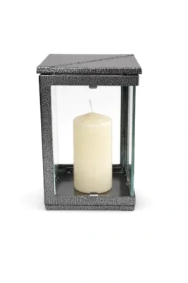 Hammered Chromium Cadnle Lamp | 16-26178