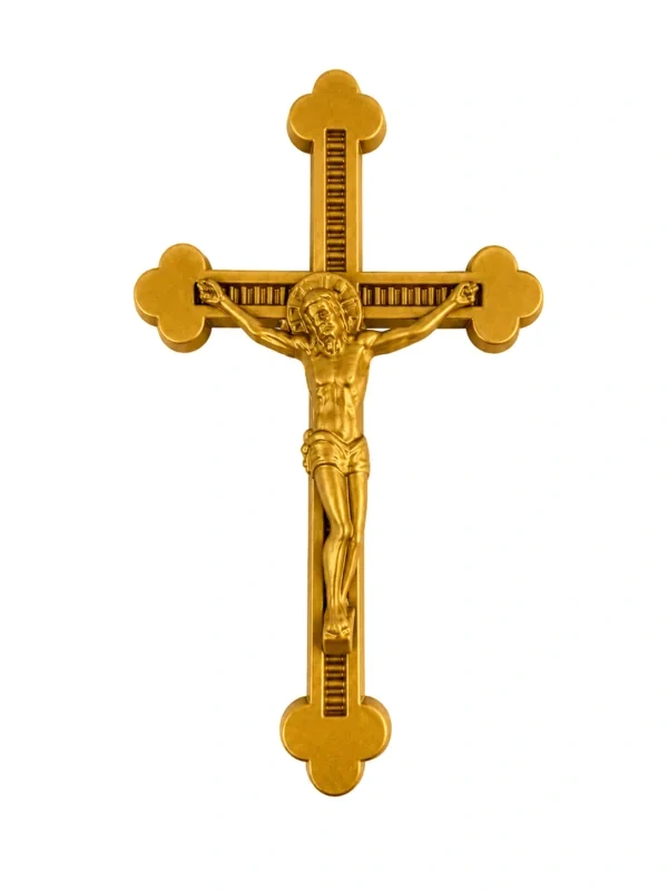 Monument Cross Aluminium Light Bronze – 21 x 13 cm | SKU 20-12213