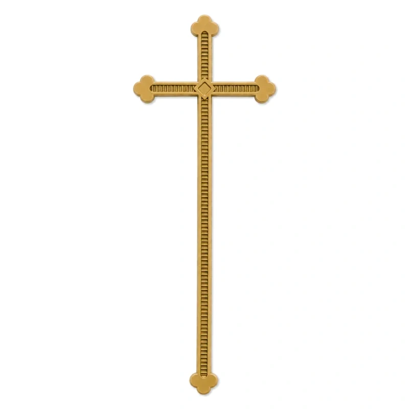 Monument Cross Aluminium Light Bronze – 58 x 19 cm | SKU 21-12207