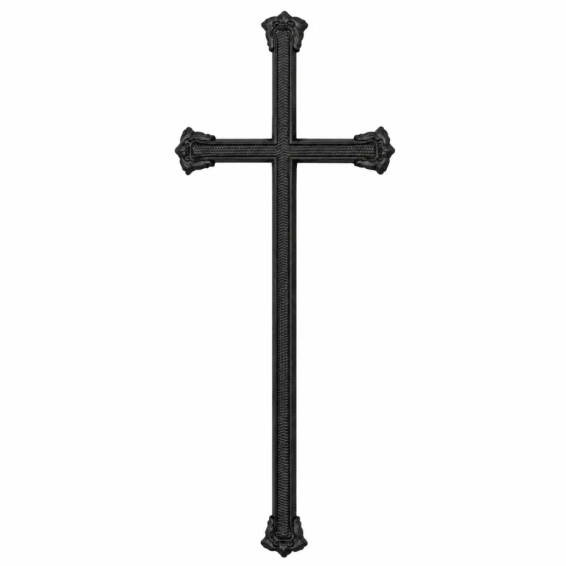 Monument Cross Aluminium Black – 55 x 22 cm | SKU 21-14201