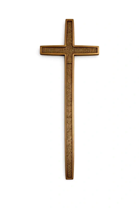 Monument Cross Brass Bronze – 57.5 x 20 cm | SKU 21-203
