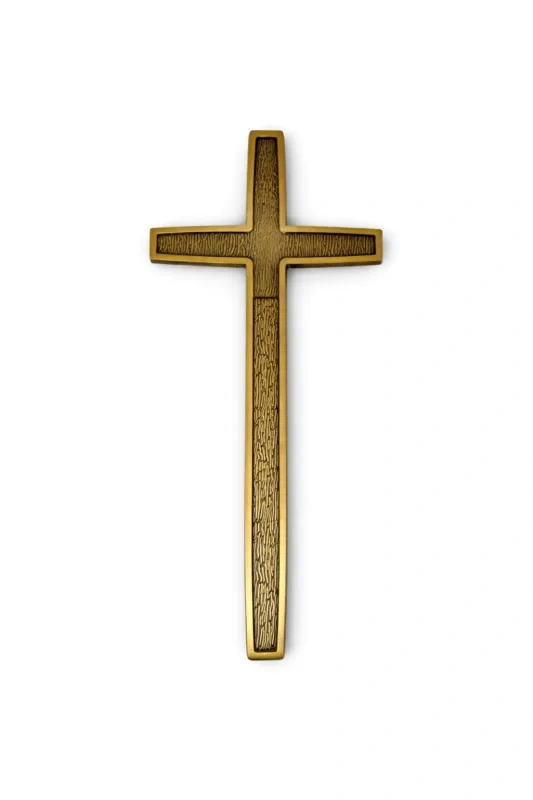 Monument Cross Brass Bronze – 44 x 20 cm | SKU 21-208