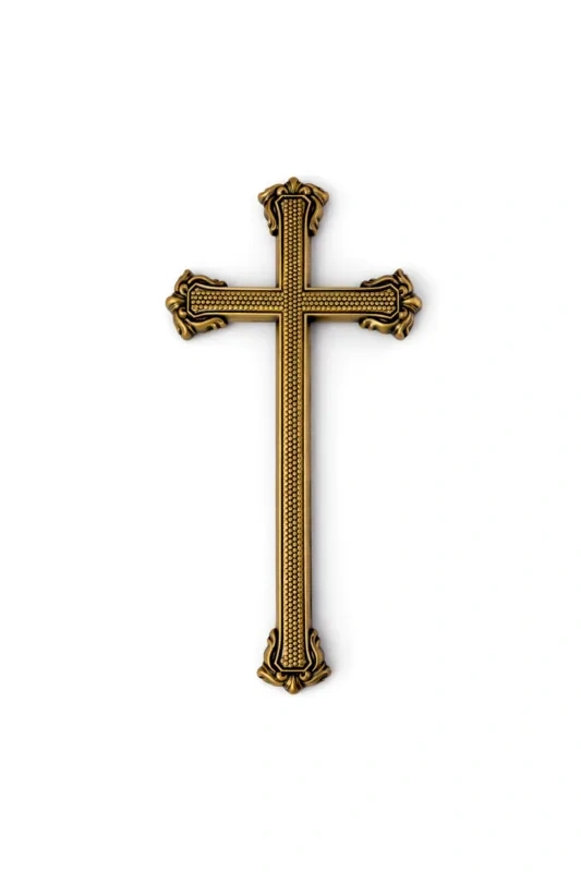 Monument Cross Brass Bronze – 33 x 16 cm | SKU 21-210