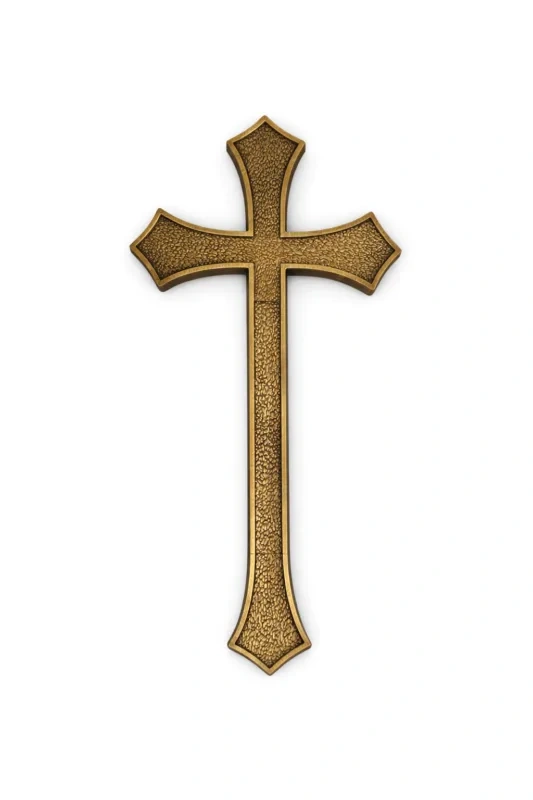 Monument Cross Brass Bronze – 47 x 23 cm | SKU 21-224