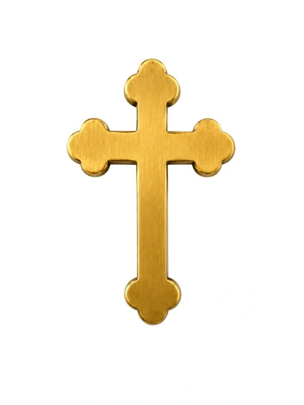 Monument Cross Brass Bronze – 12 x 8 cm