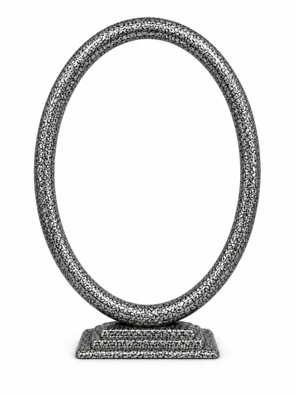 Monument Frame Aluminium Hammered Chromium – 13 x 18 cm | SKU 31-26380