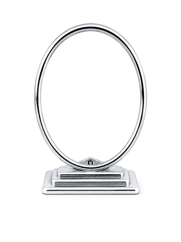 Monument Frame with Stand Oval Brass Chromium – 11 x 15 cm | SKU 31-6316
