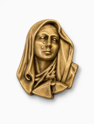 Decorazione in ottone: Madonna | 35-335