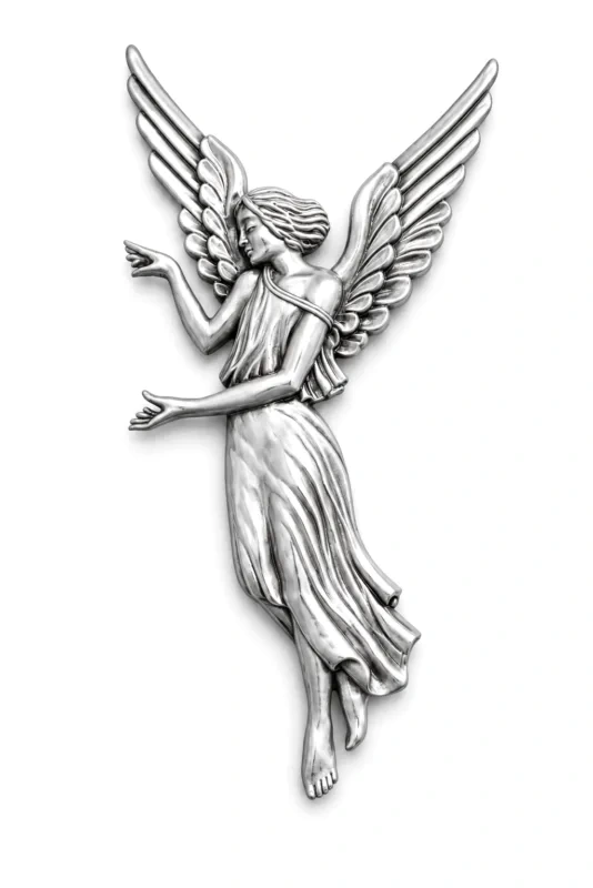 Memorial Decorative Brass Chromium – 45 x 24 cm | SKU 35-6345