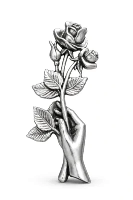 Bronze Decorative Hand with Rose | 35-6455