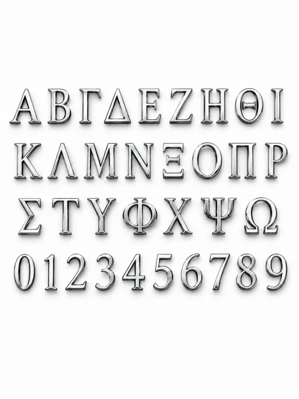 Buchstaben aus Messing 5 cm