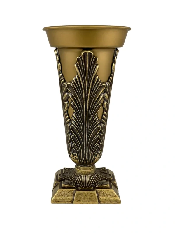 Monument Vase Brass Antique B – 30 x 15 cm