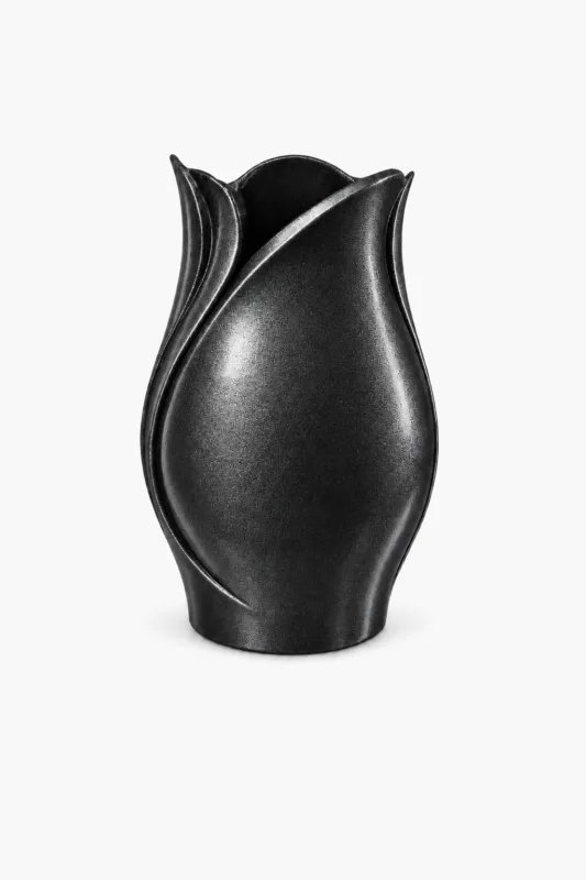 Monument Vase Aluminium Anthracite – 19 x 10 cm | SKU 50-18537