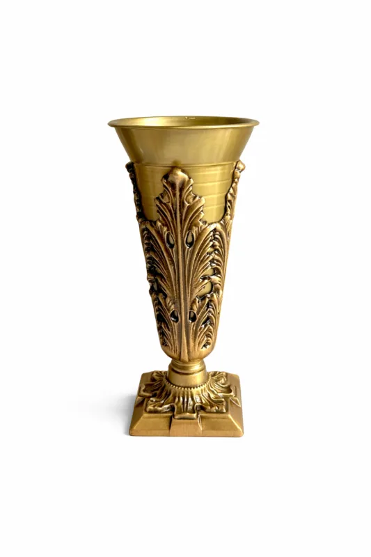 Monument Vase Brass Bronze – 30 x 11.5 cm