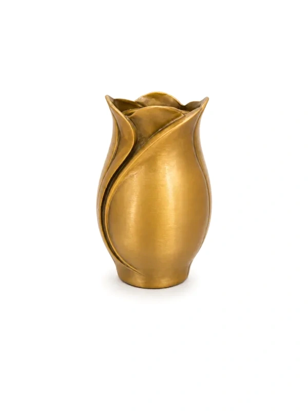 Monument Vase Brass Bronze – 12 x 7.5 cm | SKU 50-526