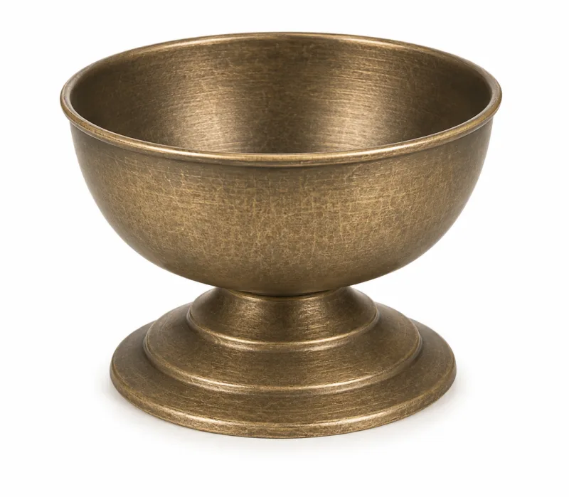 Monument Vase Brass Antique – 13.5 x 20.5 cm