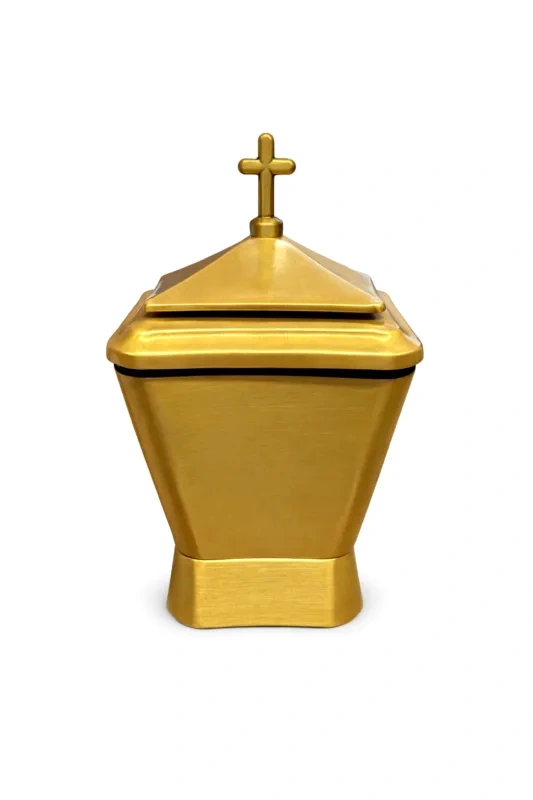 Monument Incense Burner Brass Bronze – 15 x 9 cm | SKU 03-159