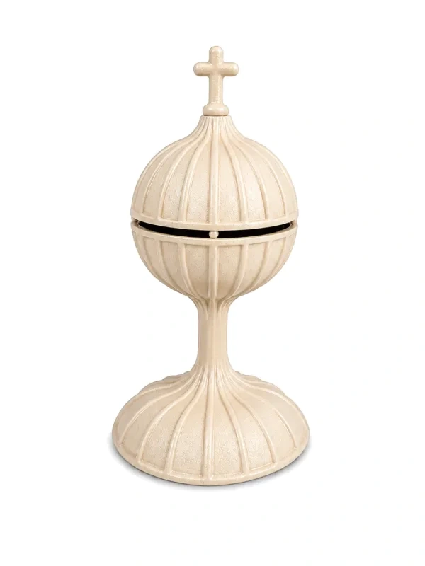 Monument Incense Burner Aluminium Beige – 17 x 9 cm | SKU 03-22160