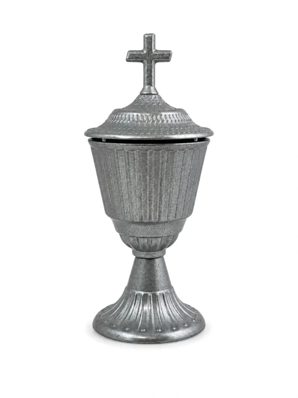 Monument Incense Burner Aluminium Light Grey – 19 x 9 cm | SKU 03-27140