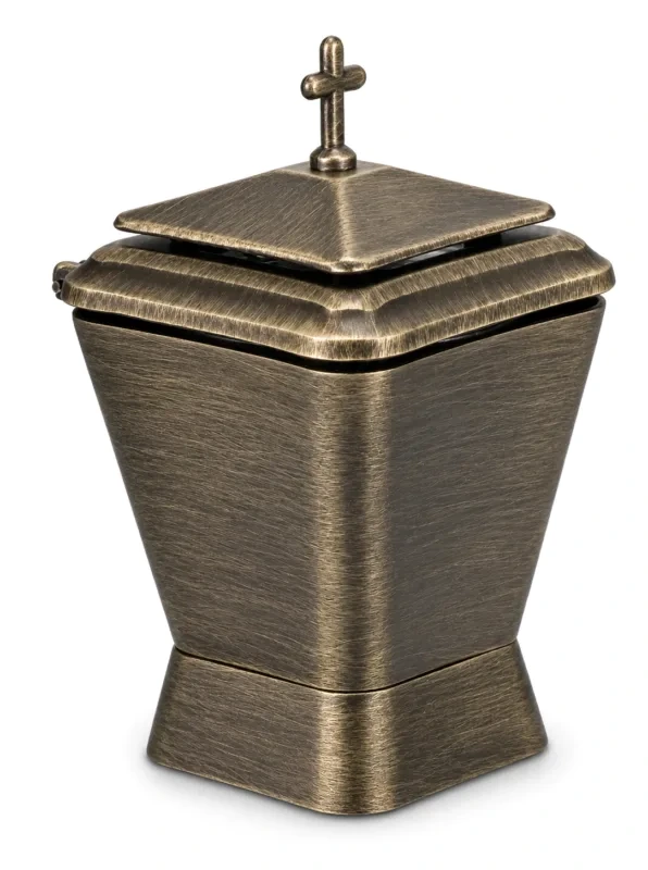 Monument Incense Burner Brass Antique – 15 x 9 cm | SKU 03-8159