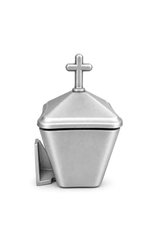 Monument Incense Burner Aluminium Light Grey – 16 x 9 cm | SKU 04-27156
