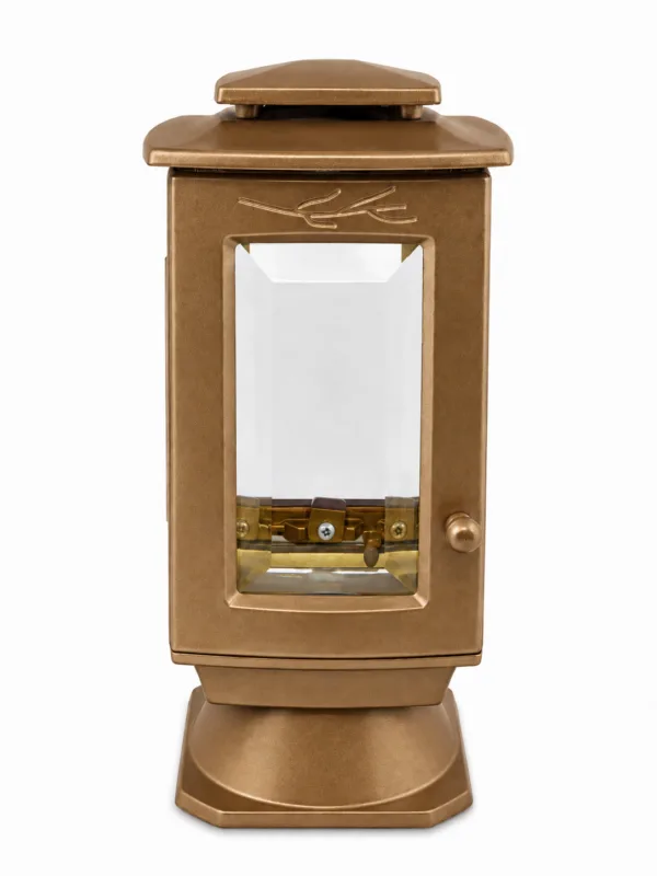 Lampada votiva bronzo scuro