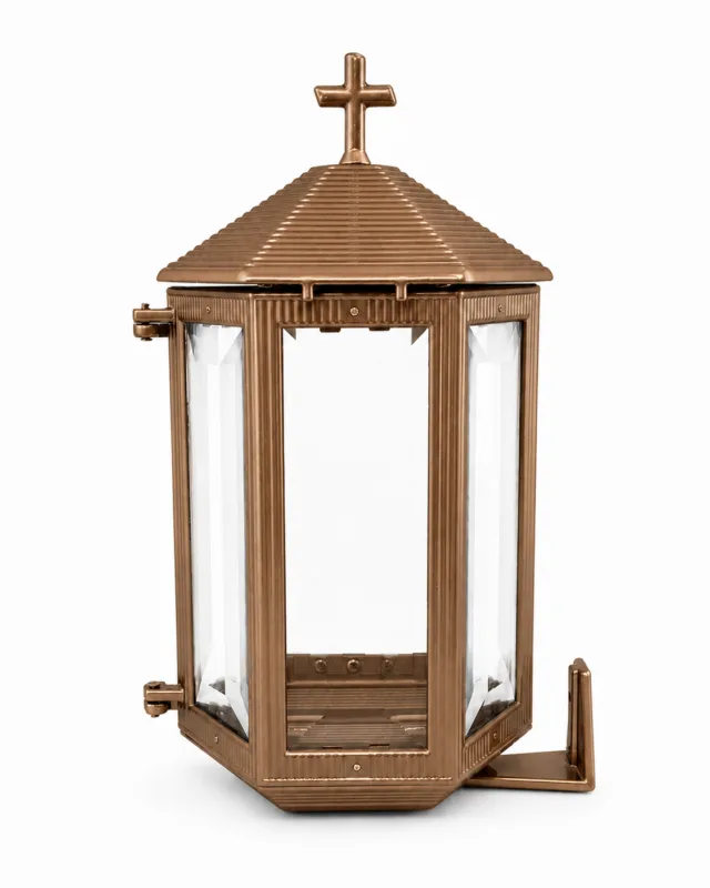 Lampada votiva bronzo scuro