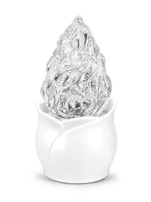 White Electric Candle Lamp | 15-11165