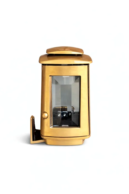 Monument Candle Lamp Brass Bronze – 17 x 13 cm | SKU 15-175