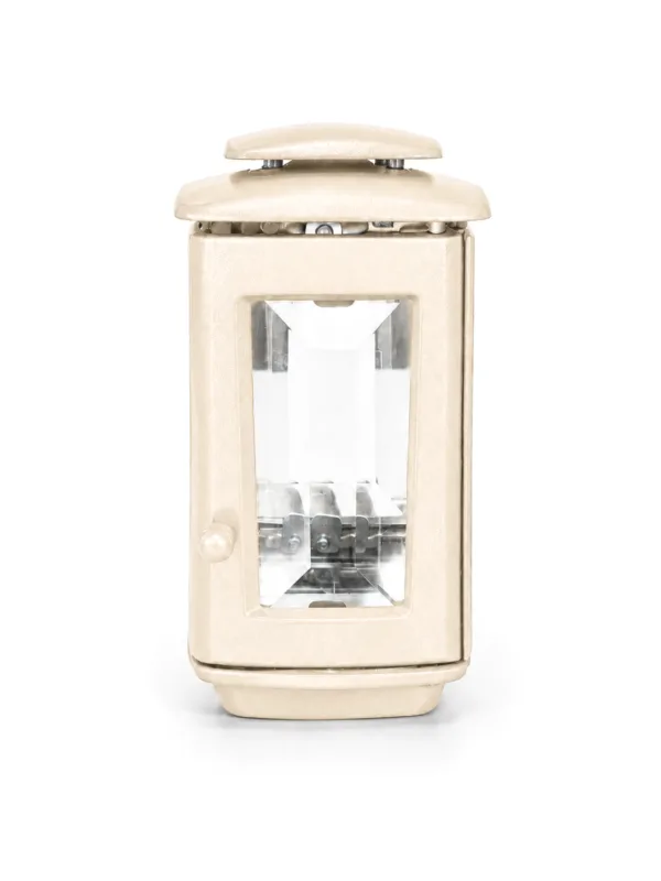 Monument Candle Lamp Aluminium Beige – 16 x 12 cm | SKU 15-22175