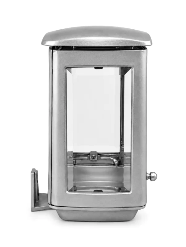 Monument Candle Lamp Aluminium Light Grey – 26 x 14 cm | SKU 15-27174