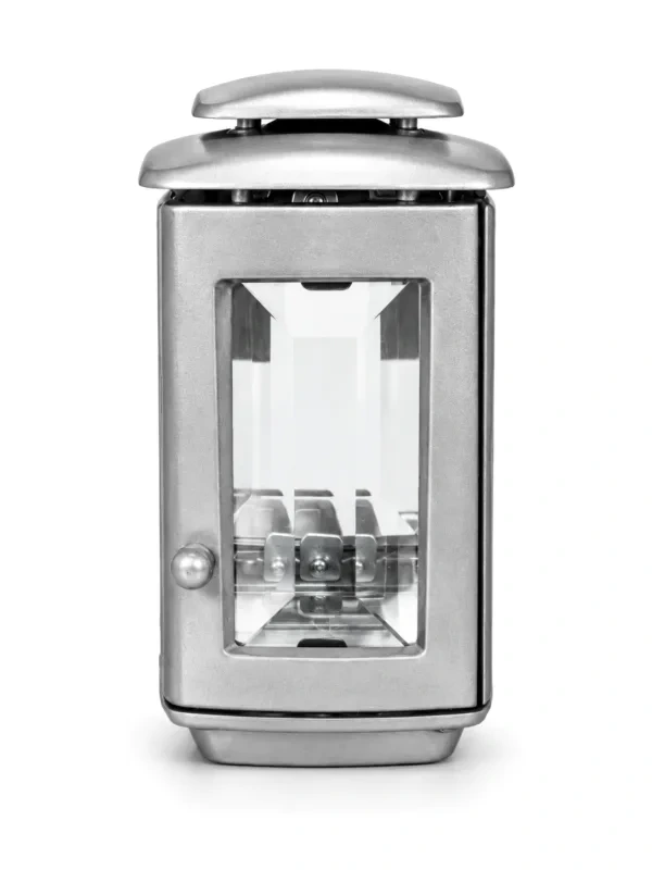 Monument Candle Lamp Aluminium Light Grey – 16 x 12 cm | SKU 15-27175